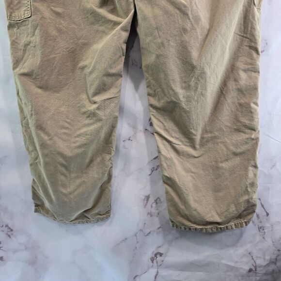 Carhartt Pants Mens 40 X 30 Khaki Tan Canvas Straight Chino Relaxed Fit - Picture 8 of 11